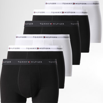 Tommy Hilfiger - Lot De 6 Boxers Signature Cotton Essentials 3523 Noir Blanc