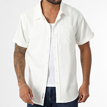American People - Cherry Korte Mouw Shirt Licht Beige
