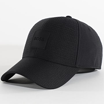 BOSS - Gorra Zed Seersucker 50539418 Negro