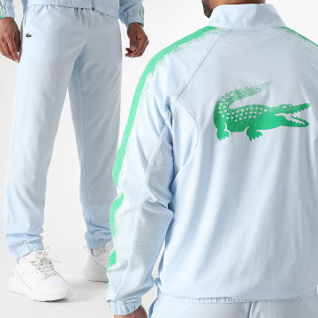 Lacoste - Ensemble De Survetement Regular Fit Logo Crocodile Bleu Clair
