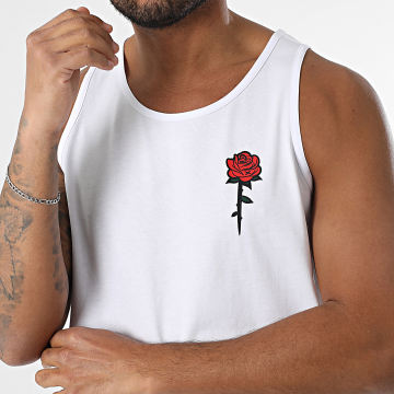Luxury Lovers - Tanktop Rose Color Weiß