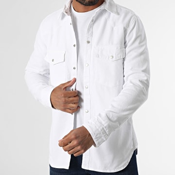 MTX - Chemise Jean Manches Longues Y99 Blanc
