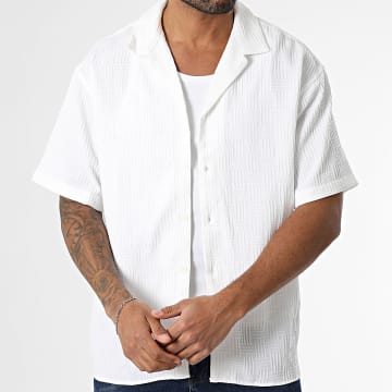 Jack And Jones - Chemise Manches Courtes Matteo Blanc