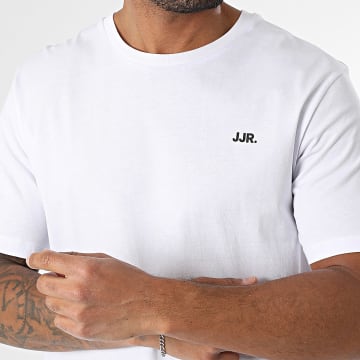 JJREBEL - Tee Shirt Logo Blanc