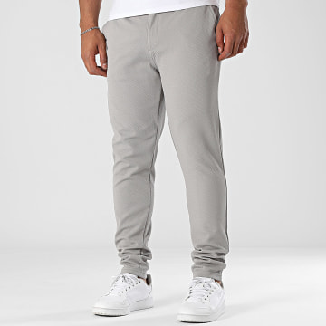 John H - Chino-Hose 128 Grau