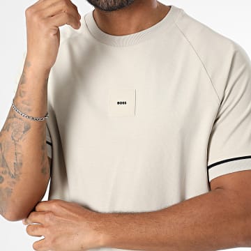BOSS - Camiseta Rib 50537846 Beige