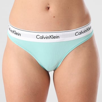 Calvin Klein - String Frau F3786E Türkisblau