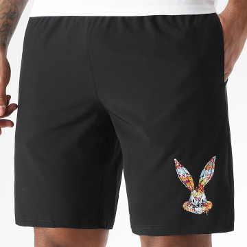 Looney Tunes - Bugs Bunny Graffiti Tech Jogging Shorts Nero