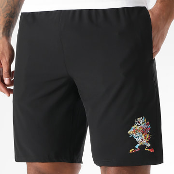 Looney Tunes - Taz Graffiti Tech Jogging Shorts Negro