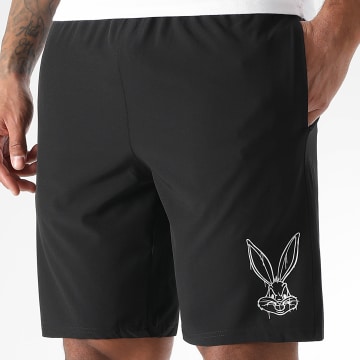 Looney Tunes - Pantaloncini da jogging Angry Bugs Bunny Tech Nero