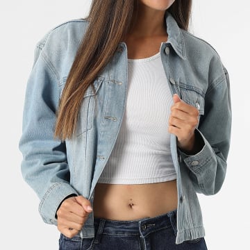 Only - Veste Jean Femme Mika Bleu Denim