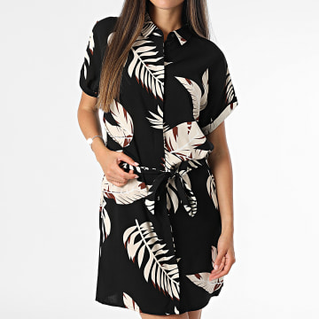 Vero Moda - Robe Femme Easy Joy Noir Beige