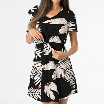 Vero Moda - Robe Femme Easy Joy Noir Beige