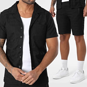 Zayne Paris  - Set Kurzarmhemd Und Jogginghose 116 Schwarz