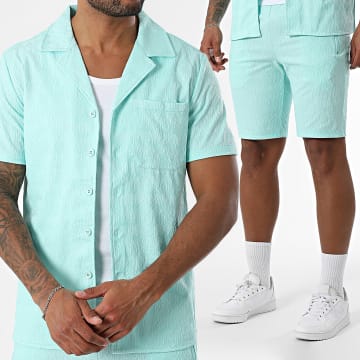 Zayne Paris  - Set Kurzärmeliges Shirt Und Jogginghose 116 Türkis