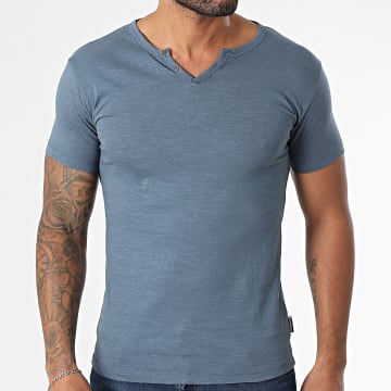 Classic Series - T-Shirt V-Ausschnitt Manu Marineblau