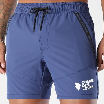 Comme Des Loups - Swim Badeshorts Marineblau