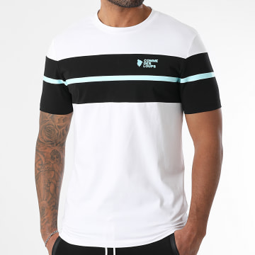 Comme Des Loups - Wimbledon T-Shirt Weiß Schwarz