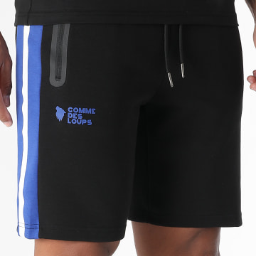 Comme Des Loups - Wimbledon Jogginghose Schwarz Königsblau