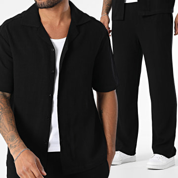 Frilivin - Set Hemd Kurzarm Und Hose 025 Schwarz