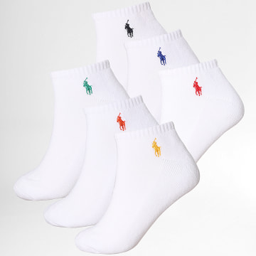 Polo Ralph Lauren - Lote de 6 pares de calcetines Original Player blancos