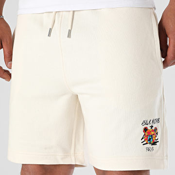 Sale Môme Paris - Geomedrips Pantalón Corto Osito Beige