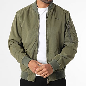 Schott NYC - Veste Bomber Arcata Vert Kaki