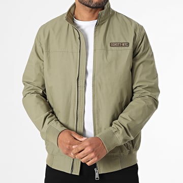 Schott NYC - Veste Zippée Kelsey Vert Kaki Clair