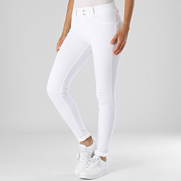 Tiffosi - Jean Skinny Femme Double Up Blanc