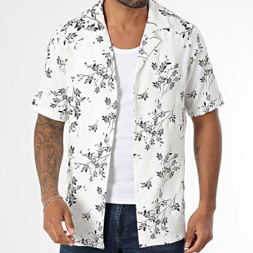 Uniplay - Chemise Manches Courtes 155 Blanc Noir