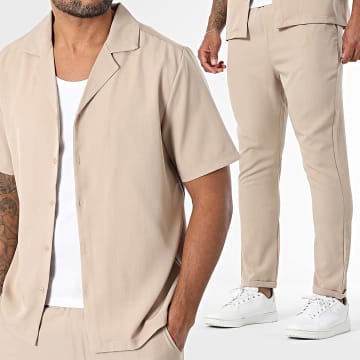 Uniplay - Short-sleeved Shirt and Trouser Set 151 Beige