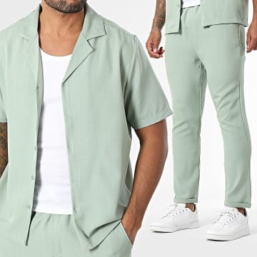 Uniplay - Short-sleeved Shirt and Trouser Set 151 Light Green
