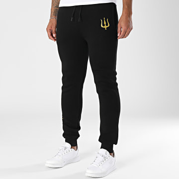 WeRenoi - Pantalon Jogging Trident Noir Doré