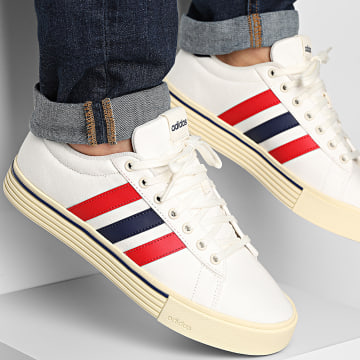 Adidas Sportswear - Baskets Daily 4.0 JH6923 Off White Better Scarlet Dark Blue