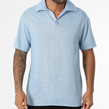 Frilivin - Polo-Shirt mit kurzen Ärmeln 083 Hellblau