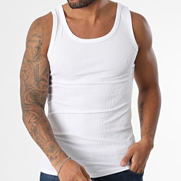 Frilivin - 973 Witte Rib Tanktop
