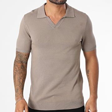 Frilivin - Polo-Shirt mit kurzen Ärmeln 611 Taupe