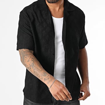 Frilivin - Chemise Manches Courtes Estivale 115 Noir