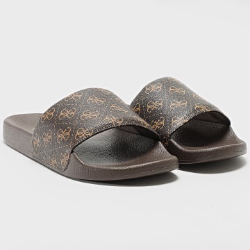 Guess - Claquettes FMJTOKELE19 Marron