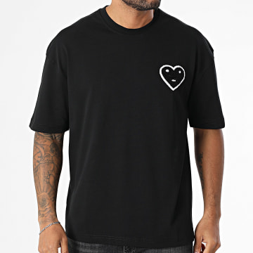 Ikao - T-Shirt Oversize 538 Schwarz