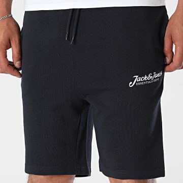 JACK & JONES Pantaloncini Felpati Uomo - Jeans Denim Blu, Modello Casual