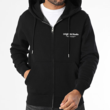 Jack And Jones - Sweat Capuche Zippé Vesterbro Noir