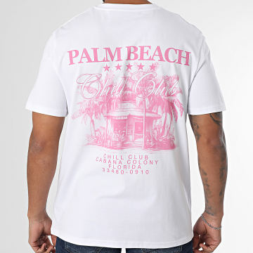 Luxury Lovers - Oversize Chill Club Tee Blanco Rosa