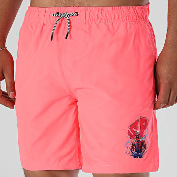 Super Prodige - Energie Zwemshort Roze Fluor Rood