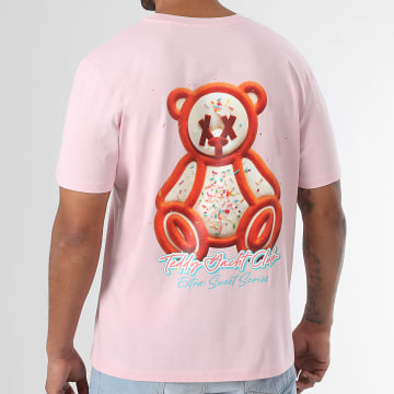 Teddy Yacht Club - Camiseta oversize Extra Sweet Series Rosa