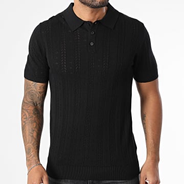 Uniplay - Polo calado de manga corta 13K Negro