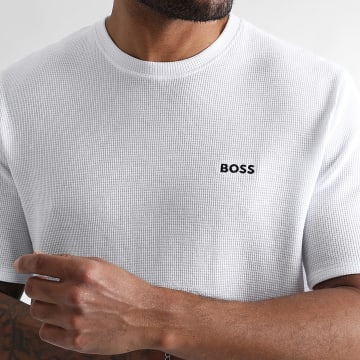 BOSS - Camiseta Waffle 50535891 Blanco