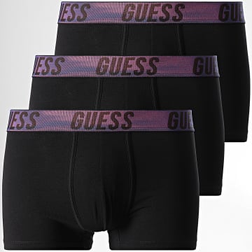 Guess - Lot De 3 Boxers U5GG13-K6YW1 Noir Bleu Marine