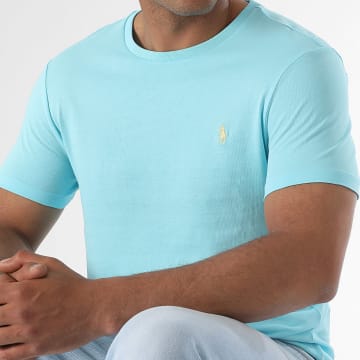 Polo Ralph Lauren - Camiseta Original Player Custom Slim Fit Azul Claro