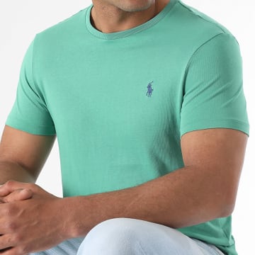 Polo Ralph Lauren - Tee Shirt Original Player Custom Slim Fit Vert